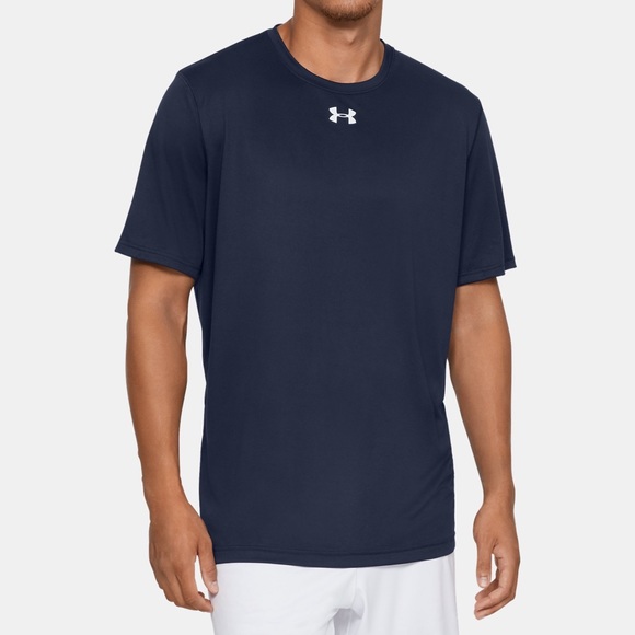 Men’s Under Armour Locker Short Sleeve Heat Gear Tee - Picture 1 of 7